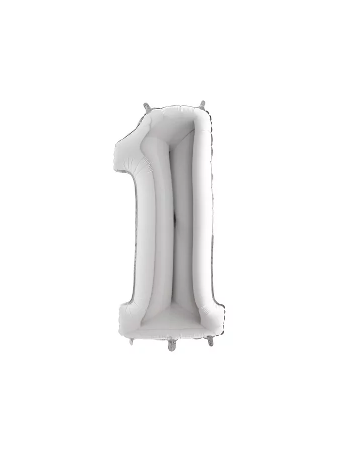 Balon srebrna 100 cm - 1