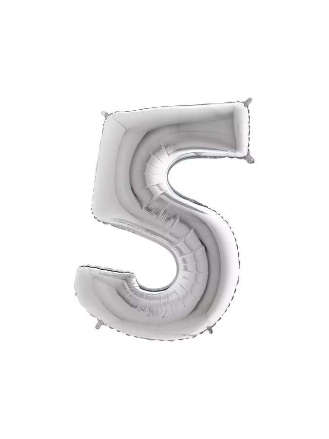 Balon srebrna 100 cm - 5