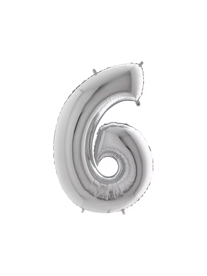 Balon srebrna 100 cm - 6